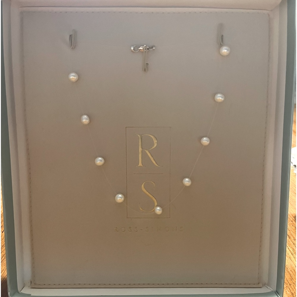Ross Simmons 16” Floating Illusion Pearl Necklace